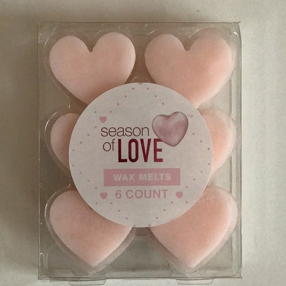 Season of Love heart shaped wax melt a 6 count new in box - Picture 1 of 3